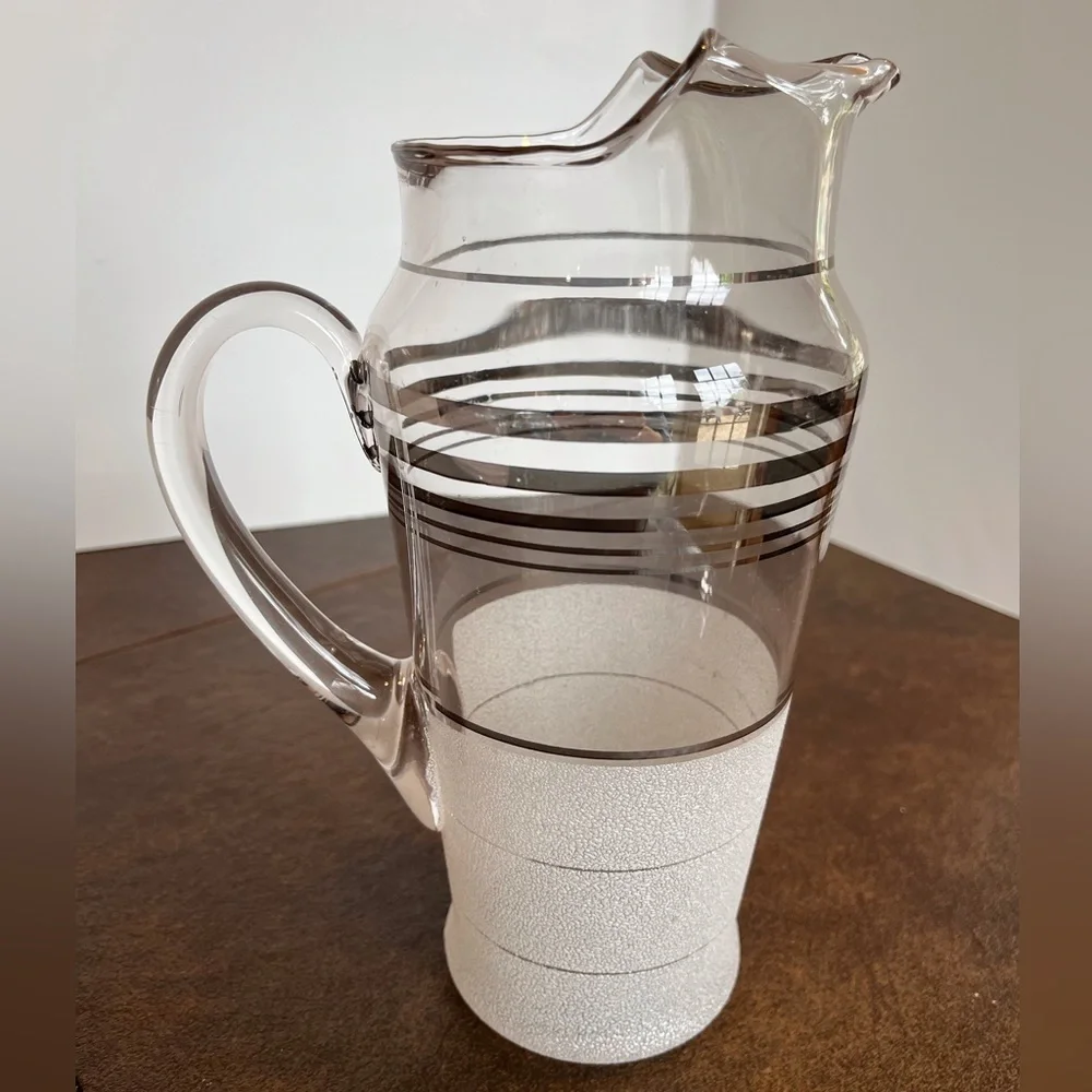 Art Deco Style Cocktail Pitcher
